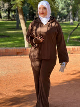 Ensemble Amira — Marron Chocolat