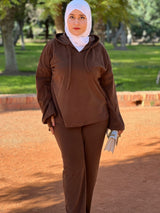 Ensemble Amira — Marron Chocolat