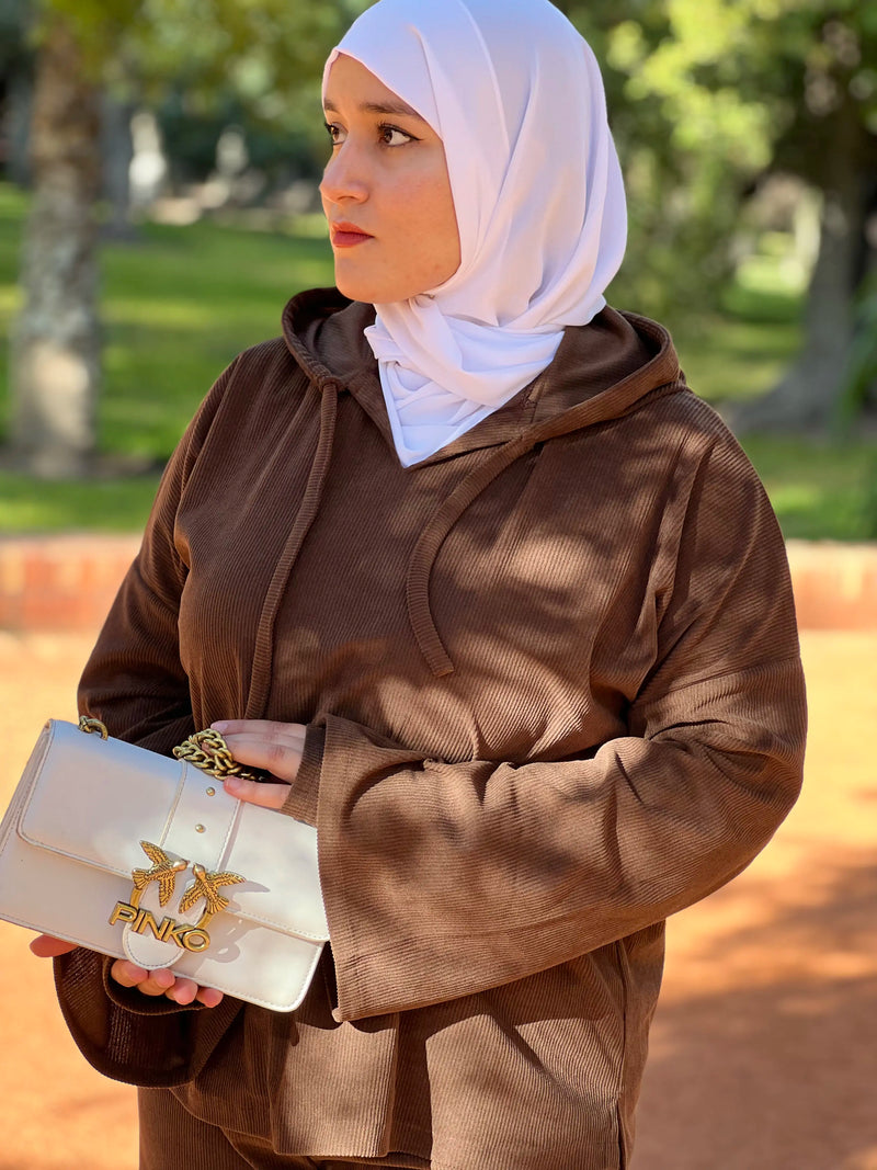 Ensemble Amira — Marron Chocolat