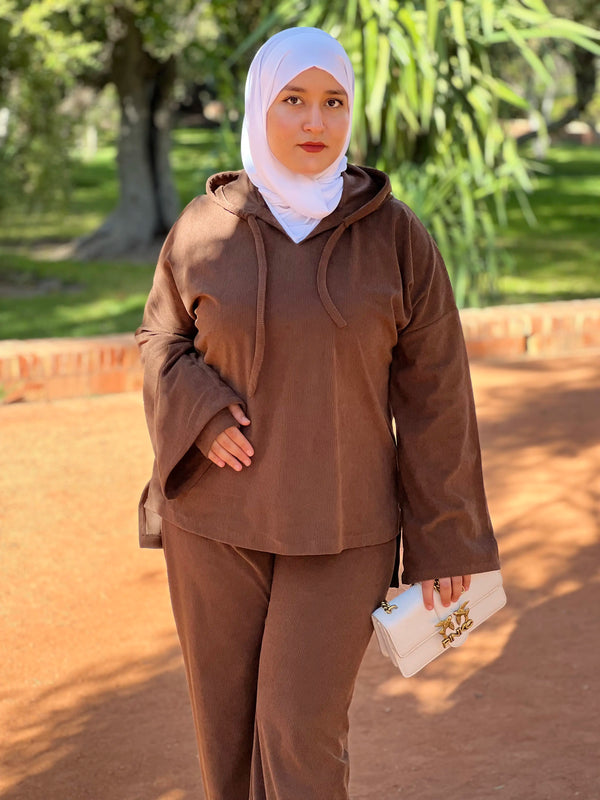 Ensemble Amira — Marron Chocolat