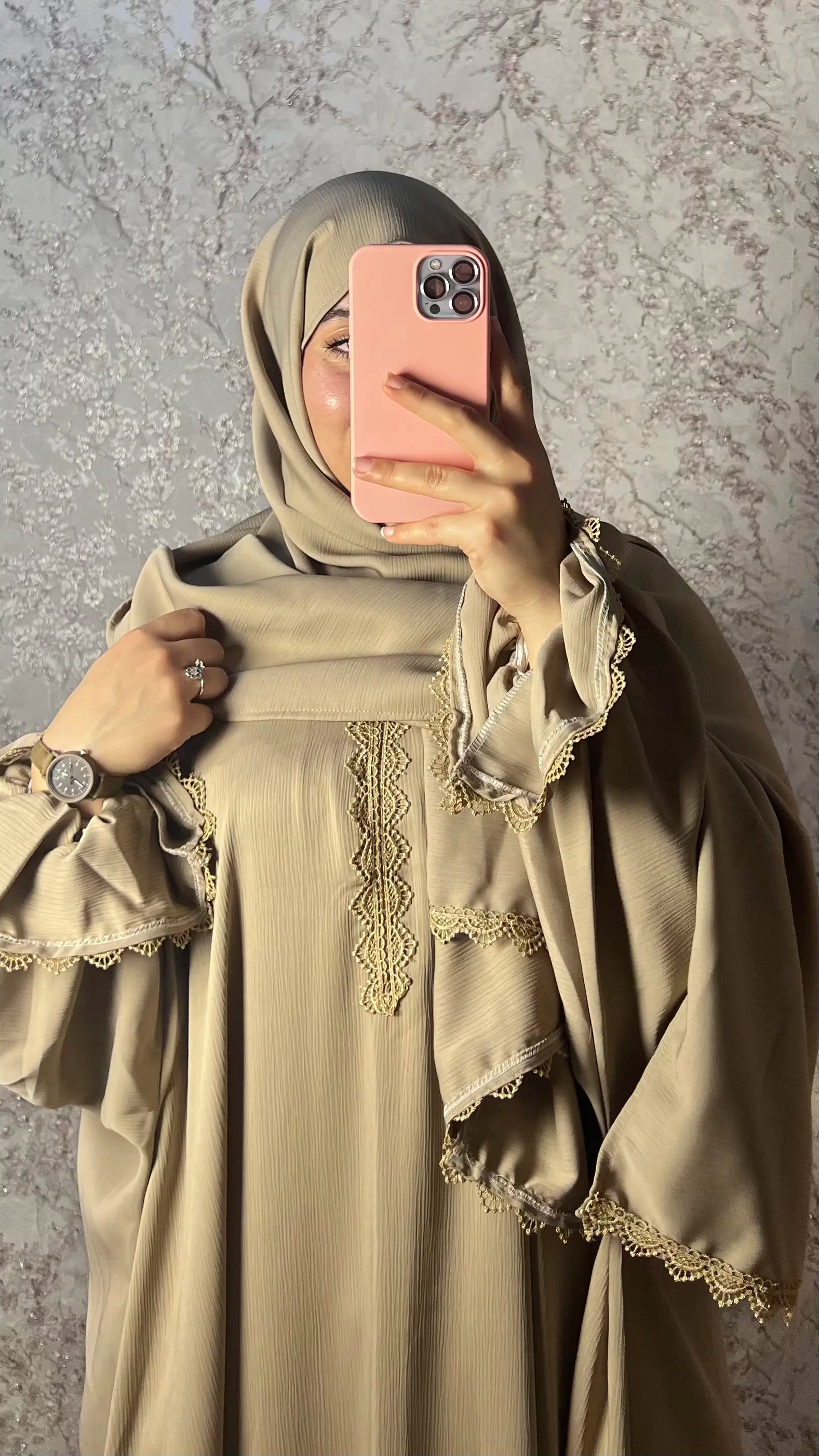 Abaya Al Houda — Beige Sable