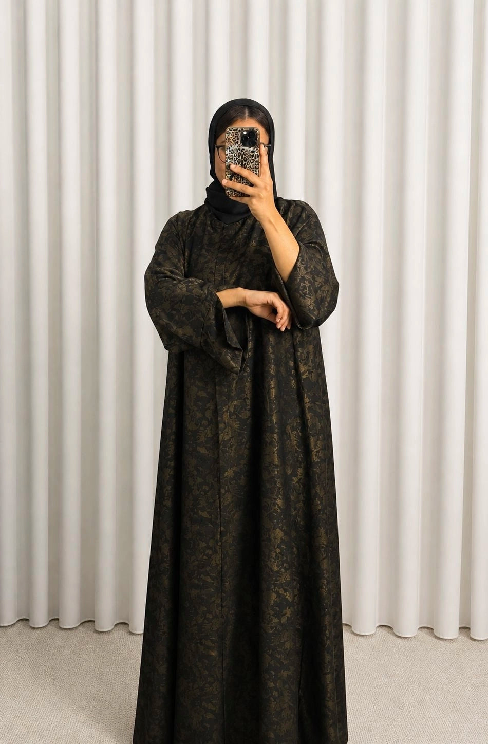 Abaya Royale – Noir Impéria