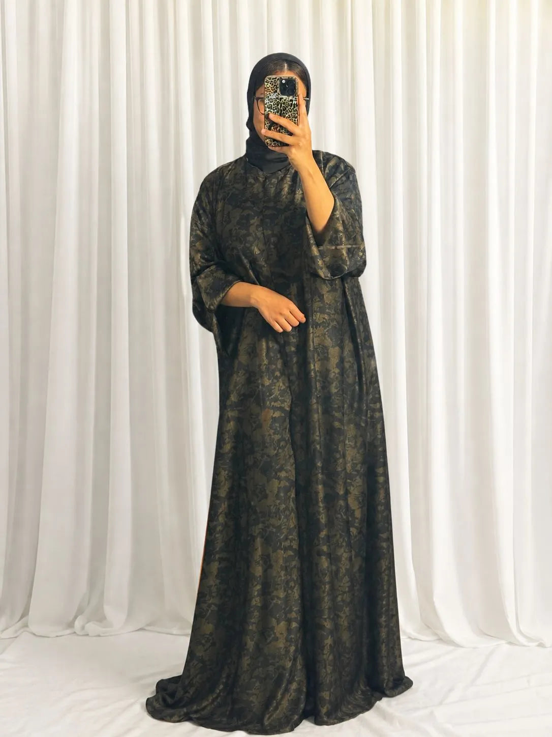 Abaya Royale – Noir Impéria