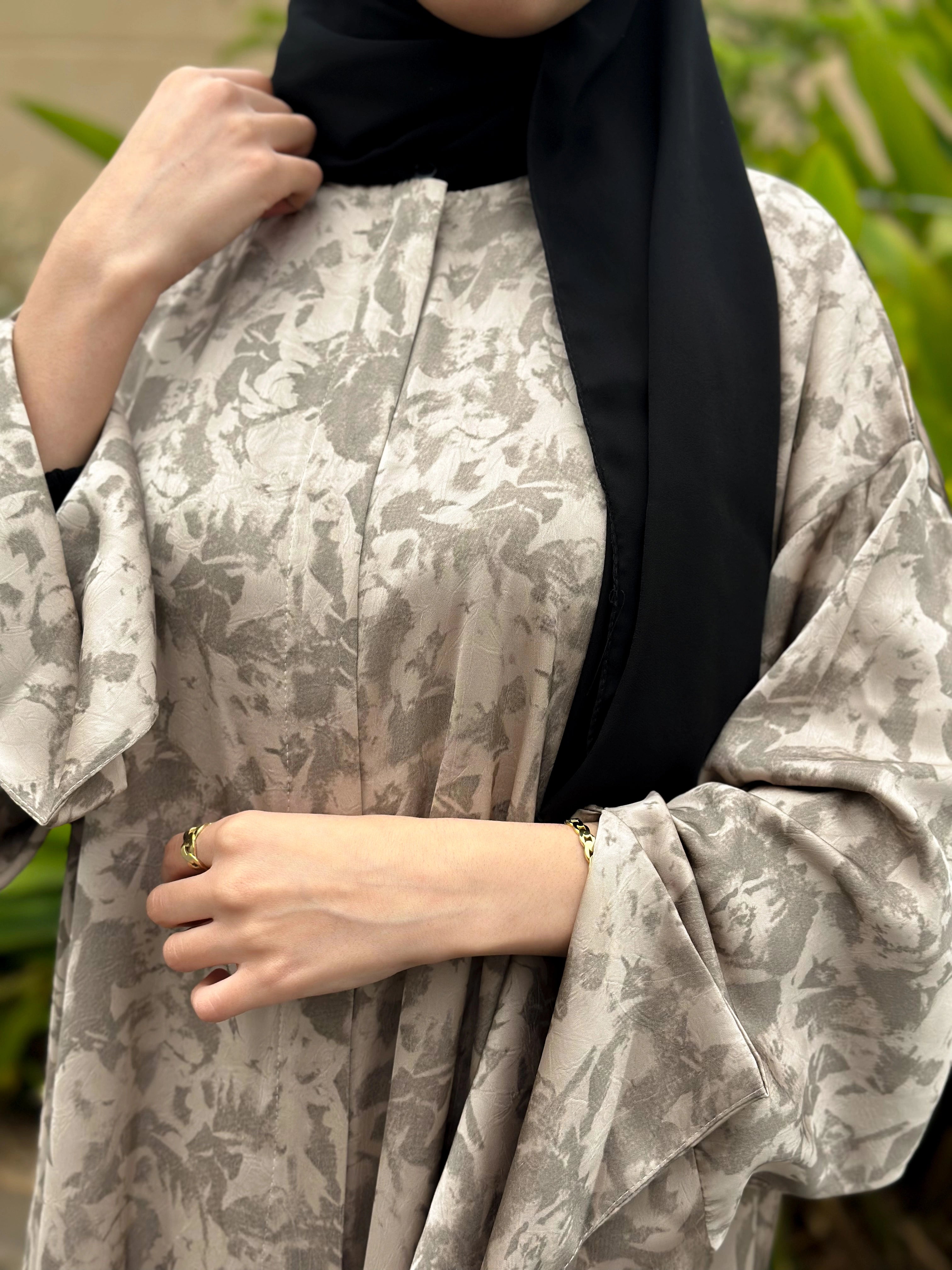 Abaya Sultana – Beige Élégant